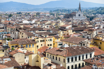 Fototapeta na wymiar Florence roof tops