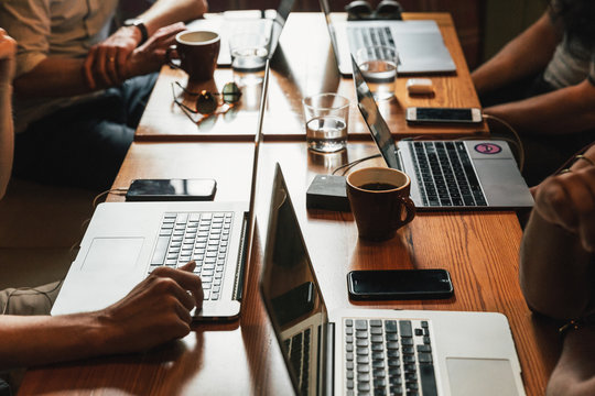 Mobile business meeting