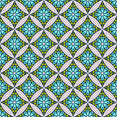 Vintage floral seamless pattern