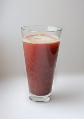 Coffee cocktail on the white