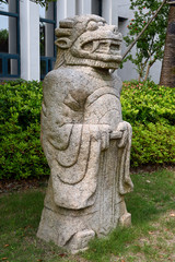 Stone sculpture of zodiac animal in Chinese Park