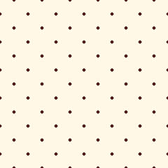 Seamless surface design with simple ornament. Polka dot stylized. Mini stars motif. Repeated geometric figures pattern