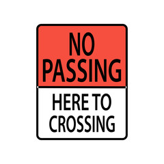 USA traffic road signs. pedestrian crossover . vector illustration