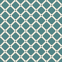 Fototapeta premium Contemporary geometric pattern. Repeated squares, diamonds motif. Simple ornament. Modern abstract background. Seamless surface design. Geo wallpaper. Digital paper, textile print. Vector art