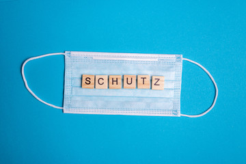 antiviral medical mask for protection against coronavirus.