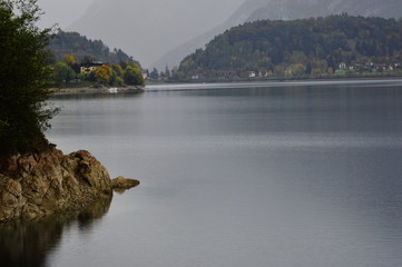 lake in the morning