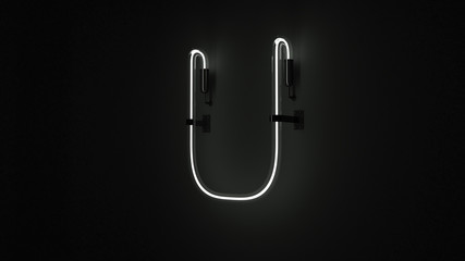 Neon Sign U