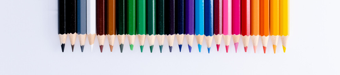 Color pencils isolated