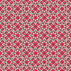 Vintage floral seamless pattern