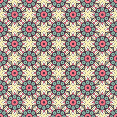 Vintage floral seamless pattern
