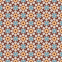 Vintage floral seamless pattern