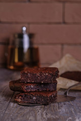 chocolate banana cocos brownie 