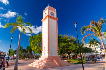 panorama of the island of Cozumel in Mexico