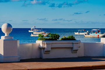 Fototapeta premium panorama of the island of Cozumel in Mexico