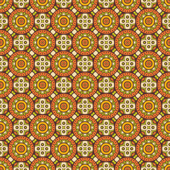 Vintage floral seamless pattern