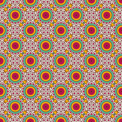 Vintage floral seamless pattern