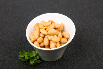 Baked white bean