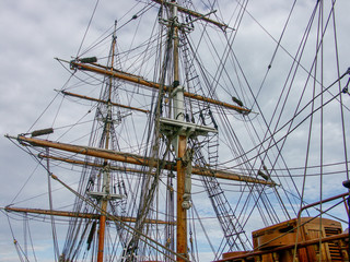 Bateau &agrave; voile 3 mats