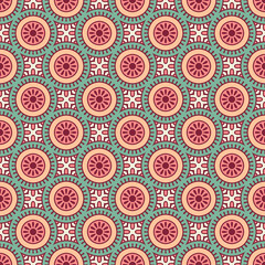 Vintage floral seamless pattern