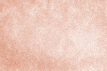 Handmade peachy texture. Crafted grunge background.