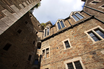 Bodmin (England), UK - August 20, 2015: Bodmin Jail Naval Prison outside view, Cornwall, England, United Kingdom.