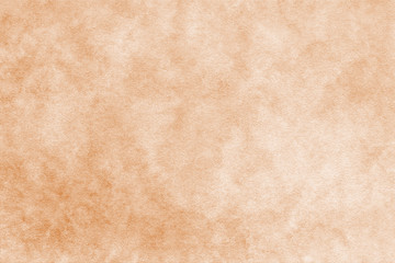 Handmade peachy texture. Crafted grunge background.