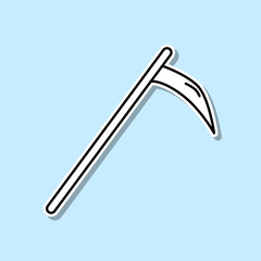 Fototapeta premium Spit sticker icon. Simple thin line, outline vector of halloween icons for ui and ux, website or mobile application