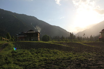 mountain landscape in the morning