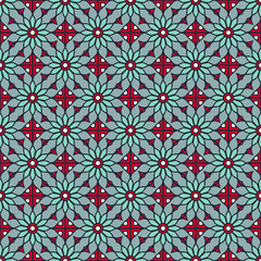 Vintage floral seamless pattern