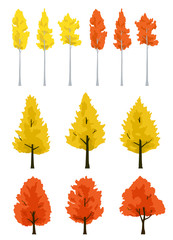 秋冬の森 紅葉と動物の柄模様の背景イラスト Acer Wall Mural Ac Dragontiger8