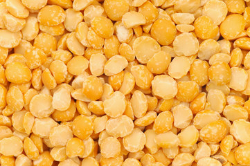 yellow split peas background