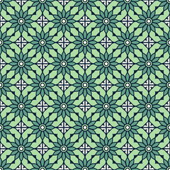 Vintage floral seamless pattern