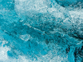 Icebergs in Iceland's famous diamond beach