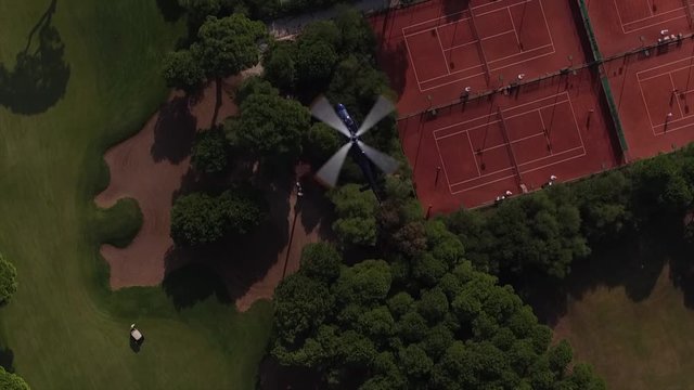 aerial shooting helicopter flight