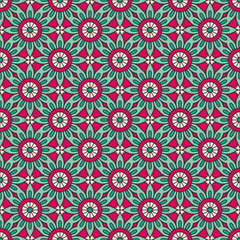 Vintage floral seamless pattern