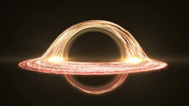 4K animation of a black hole accretion disk