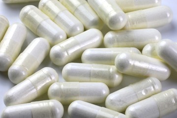 Pile of pills on counter