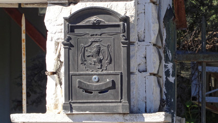old post box in the city