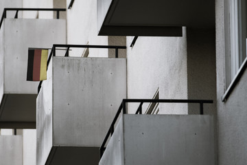 tristesse grey balcony 
