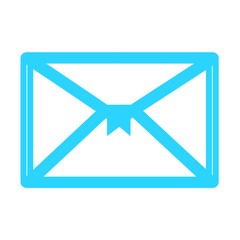 Email icon. Open envelope pictogram. Mail symbol, email and messaging, email marketing campaign for website design, mobile application, ui. Sending or receiving email concept working process.