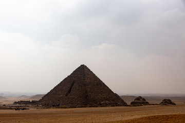 Fototapeta na wymiar View of Great Pyramids of Giza