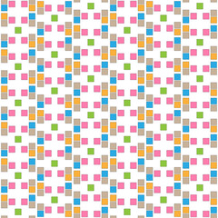 vector illustration an abstract pattern in the form of an ornament from geometric shapes of different shapes, sizes and colors