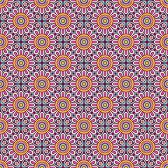 Vintage floral seamless pattern