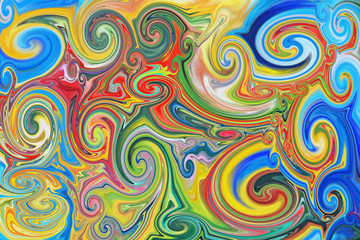 Fototapeta na wymiar Digital effects. Vibrant abstract background. Colorful pattern. Geometric texture. Festive decoration.