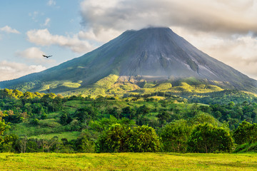Volcan el Arenal en Costa Rica