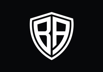 B A Initial Letter Logo design vector template, Graphic Alphabet Symbol for Corporate Business Identity