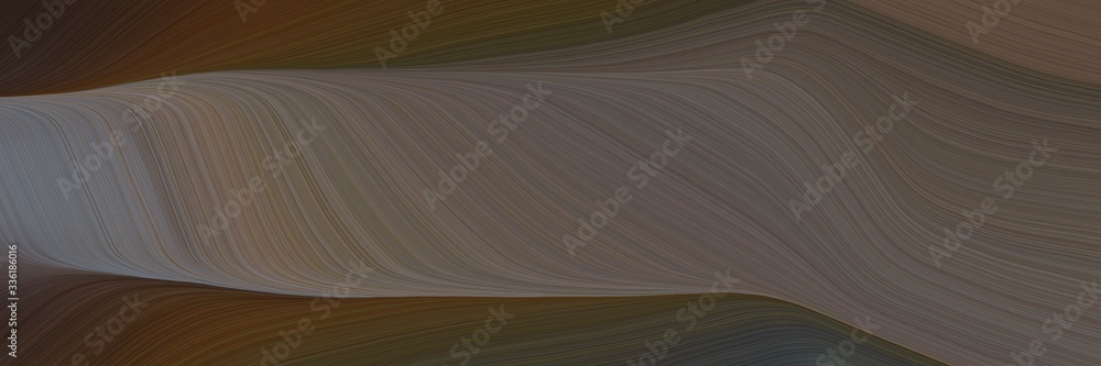 Poster elegant flowing banner design with old mauve, dim gray and very dark green colors. fluid curved flow