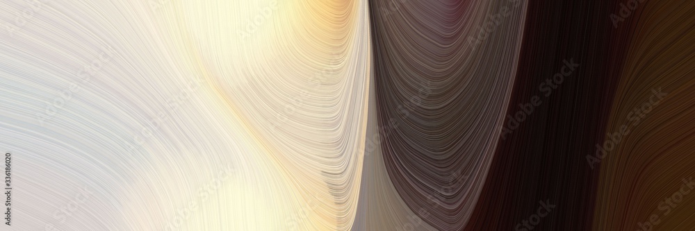 Poster elegant moving header with light gray, very dark pink and dim gray colors. fluid curved lines with dynamic flowing waves and curves