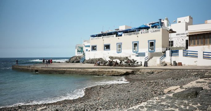 restaurants in the harbour of el cotillo, fuerteventura