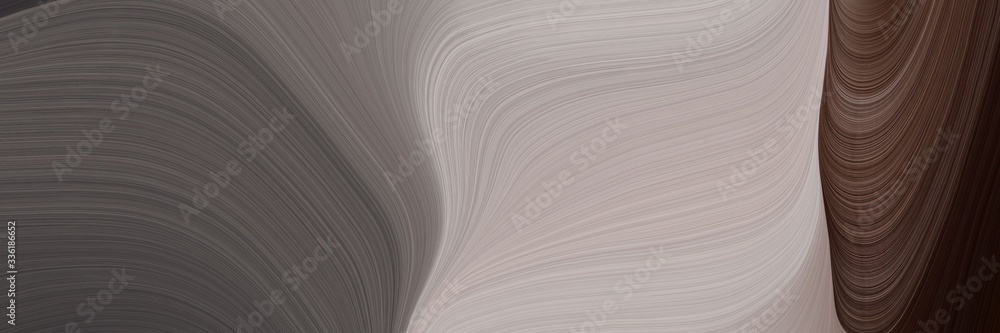 Aufkleber elegant dynamic designed horizontal header with old mauve, dark gray and very dark pink colors. fluid curved lines with dynamic flowing waves and curves